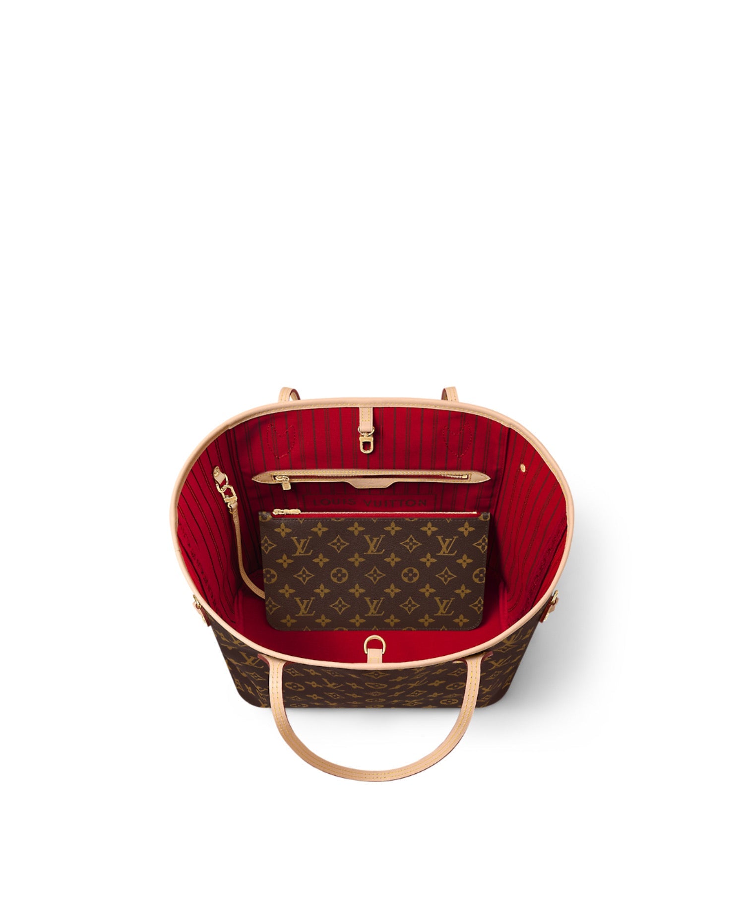 Louis Vuitton Neverfull MM Monogram Cerise