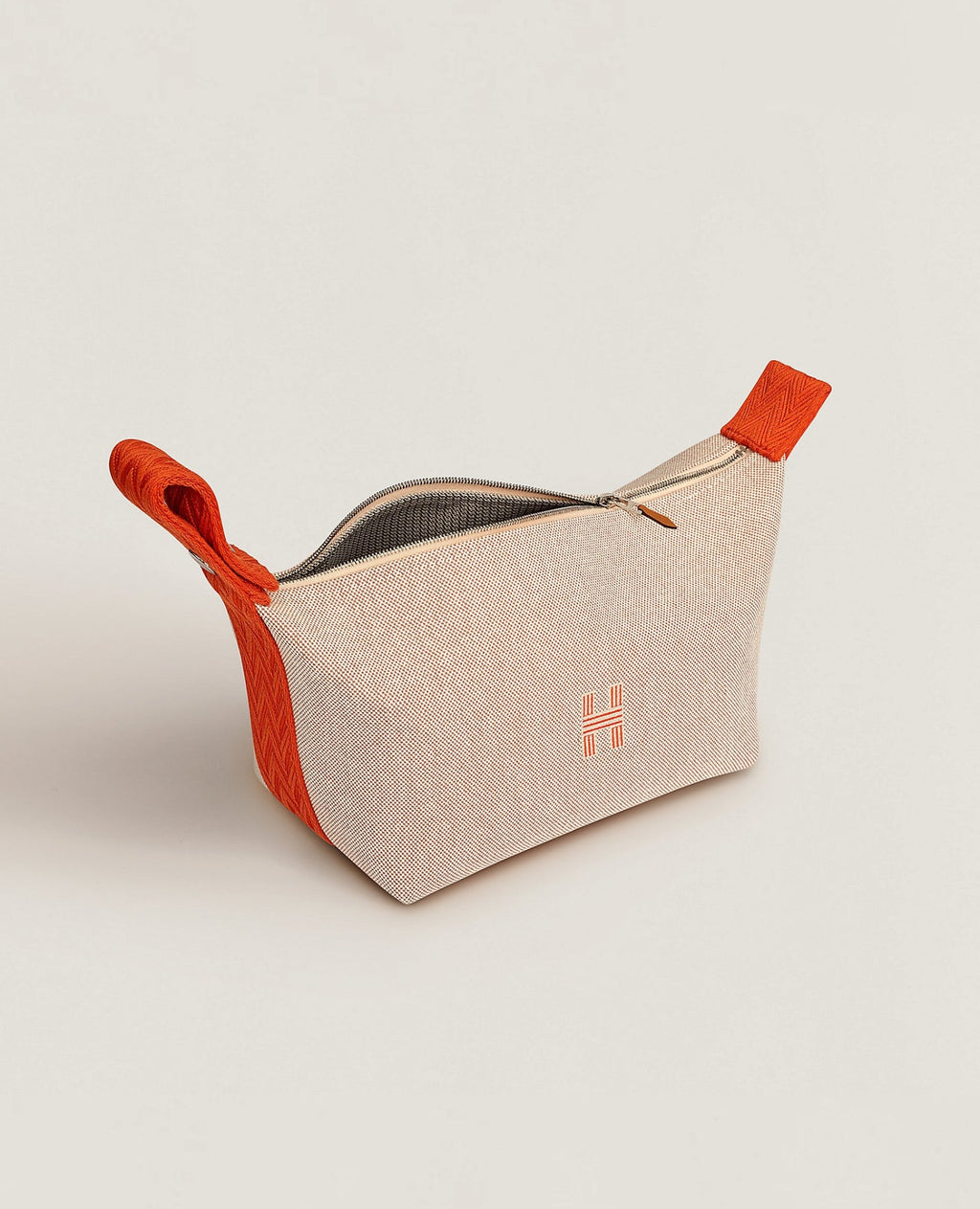 Hermès Bride-a-Brac case, Small Model, Beige / Orange