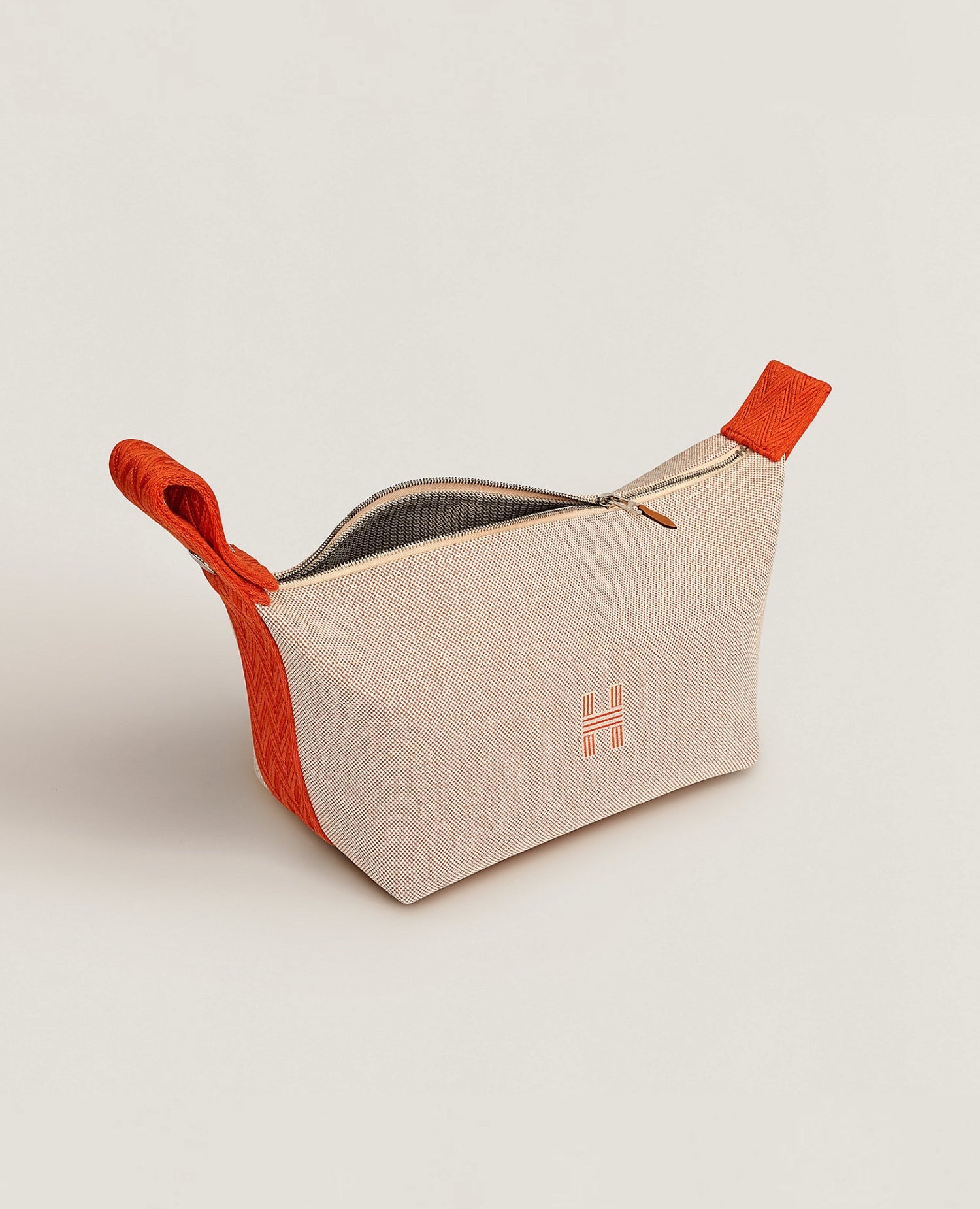 Hermès Bride-a-Brac case, Small Model, Beige / Orange