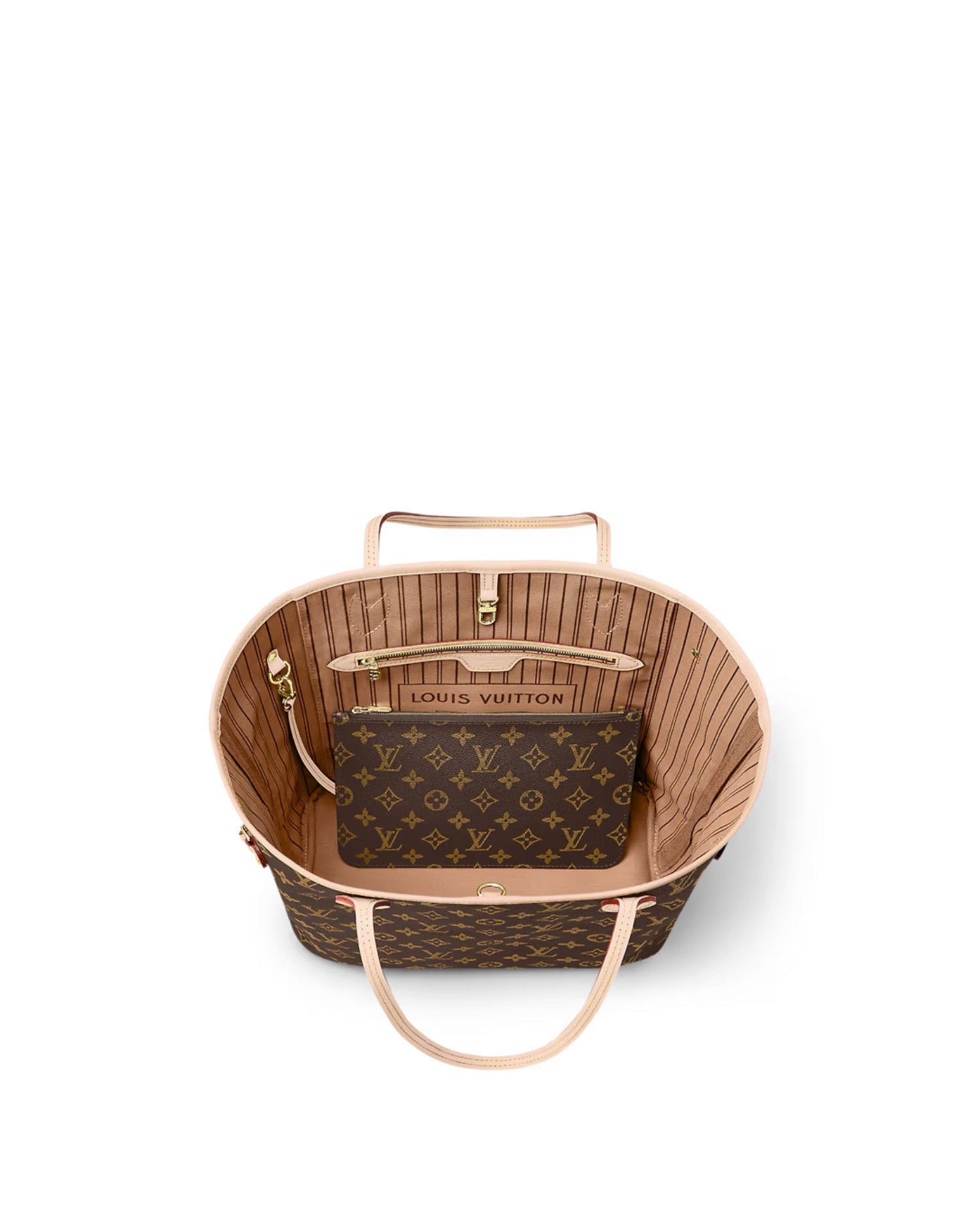 Louis Vuitton Neverfull MM Monogram Beige
