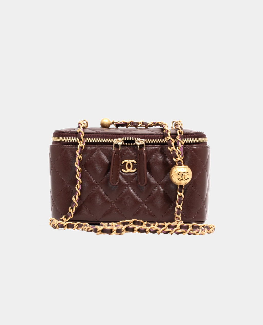 Coco Vanity Bag Burgundy