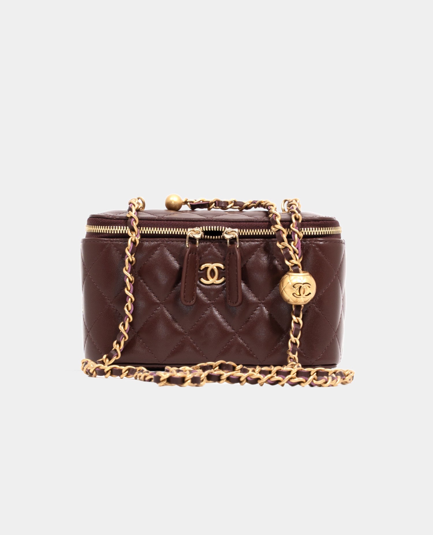 Coco Vanity Bag Burgundy