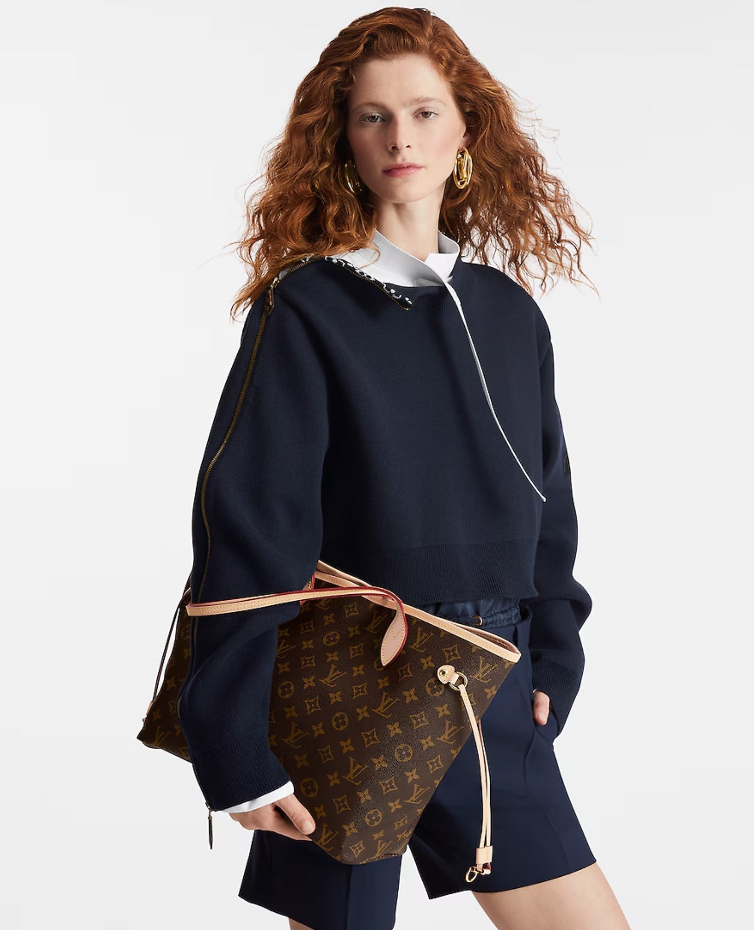 Louis Vuitton Neverfull MM Monogram Beige