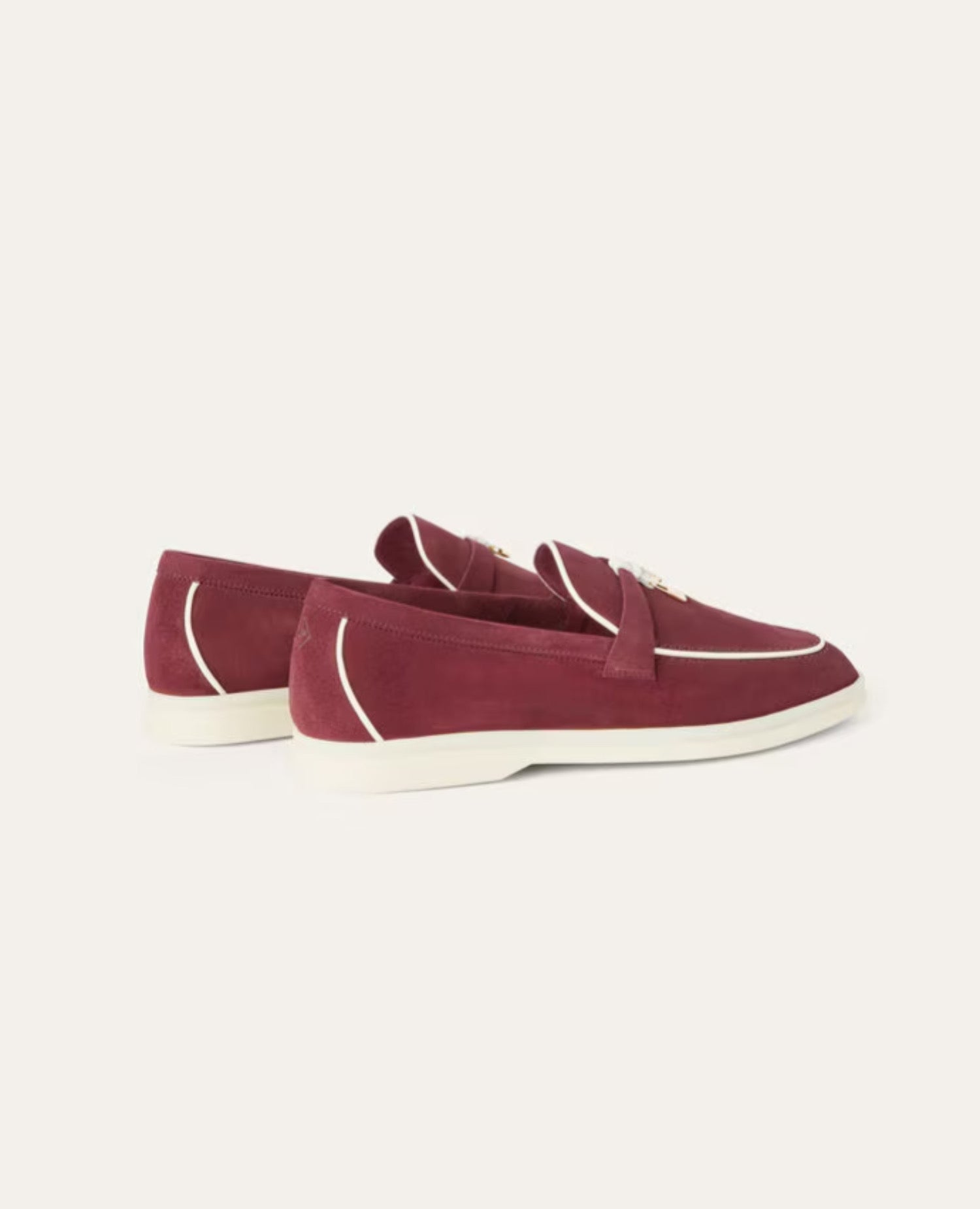 Loro Piana Summer Charms Walk Loafers Azuki Beans