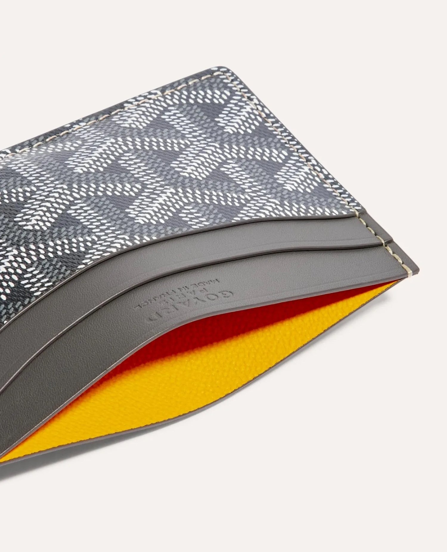 Goyard Saint-Sulpice Card Wallet Grey