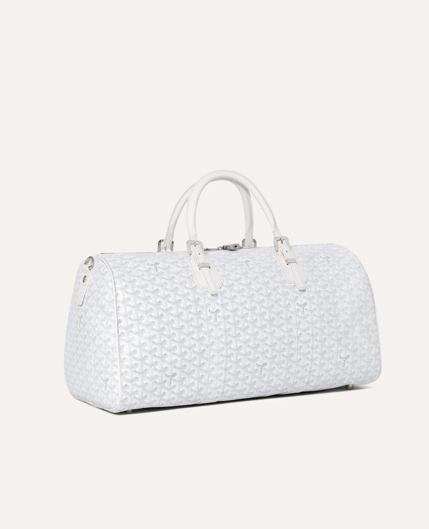 Goyard Boston 45 Bag White