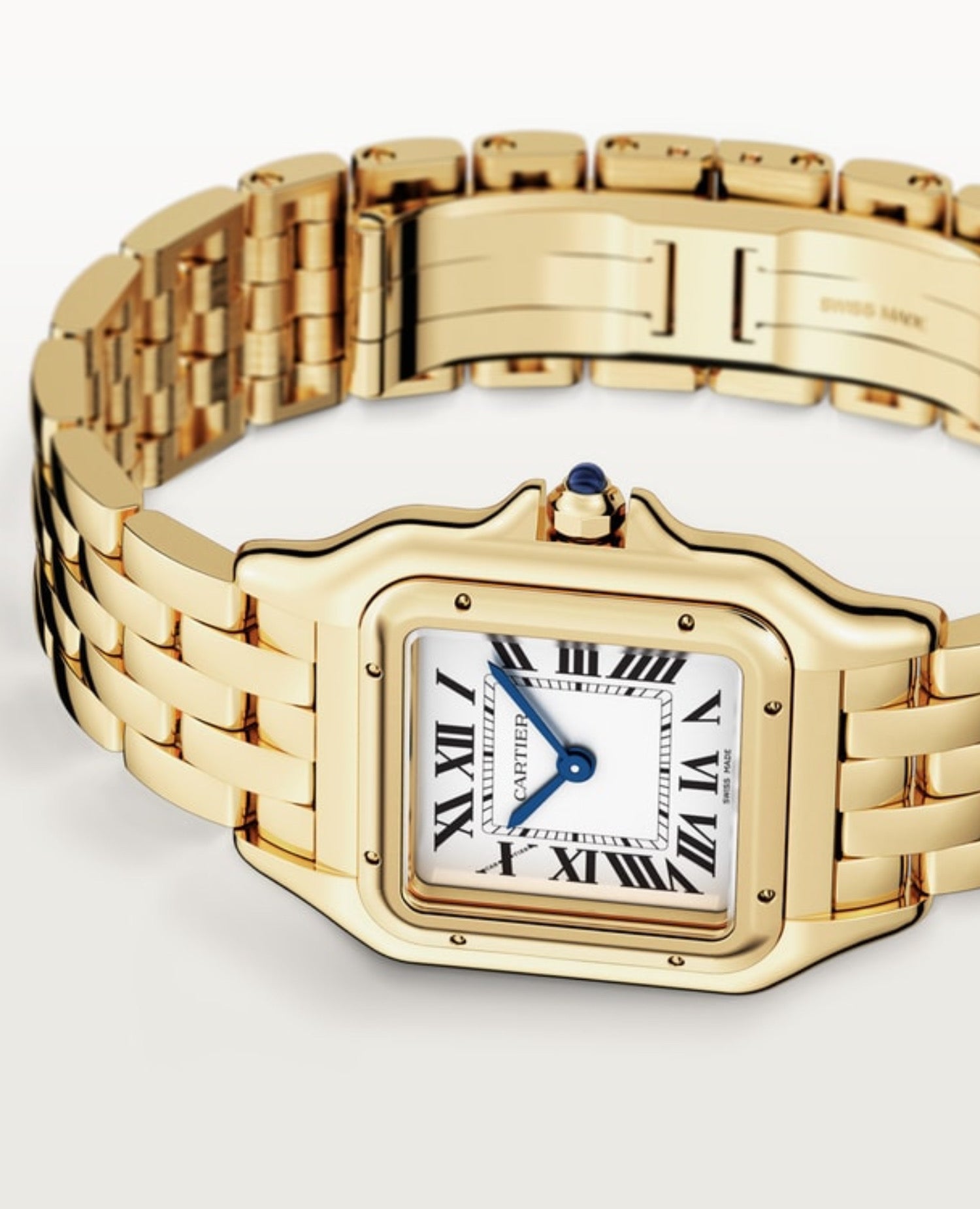 Panthèrs DE Cartier Watch, Medium Model, Full Yellow Gold