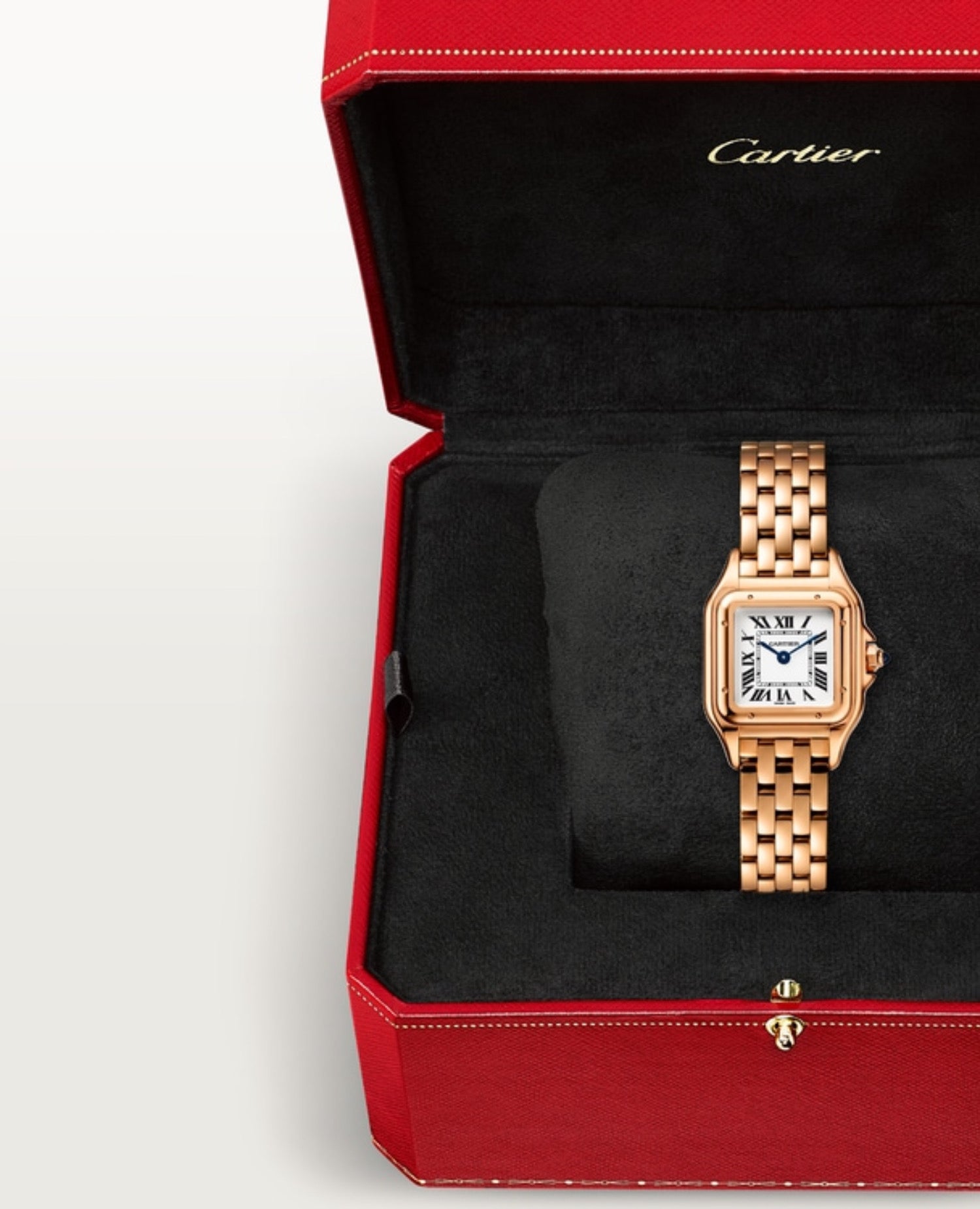 Panthèrs DE Cartier Watch, Small Model, Full Rose Gold