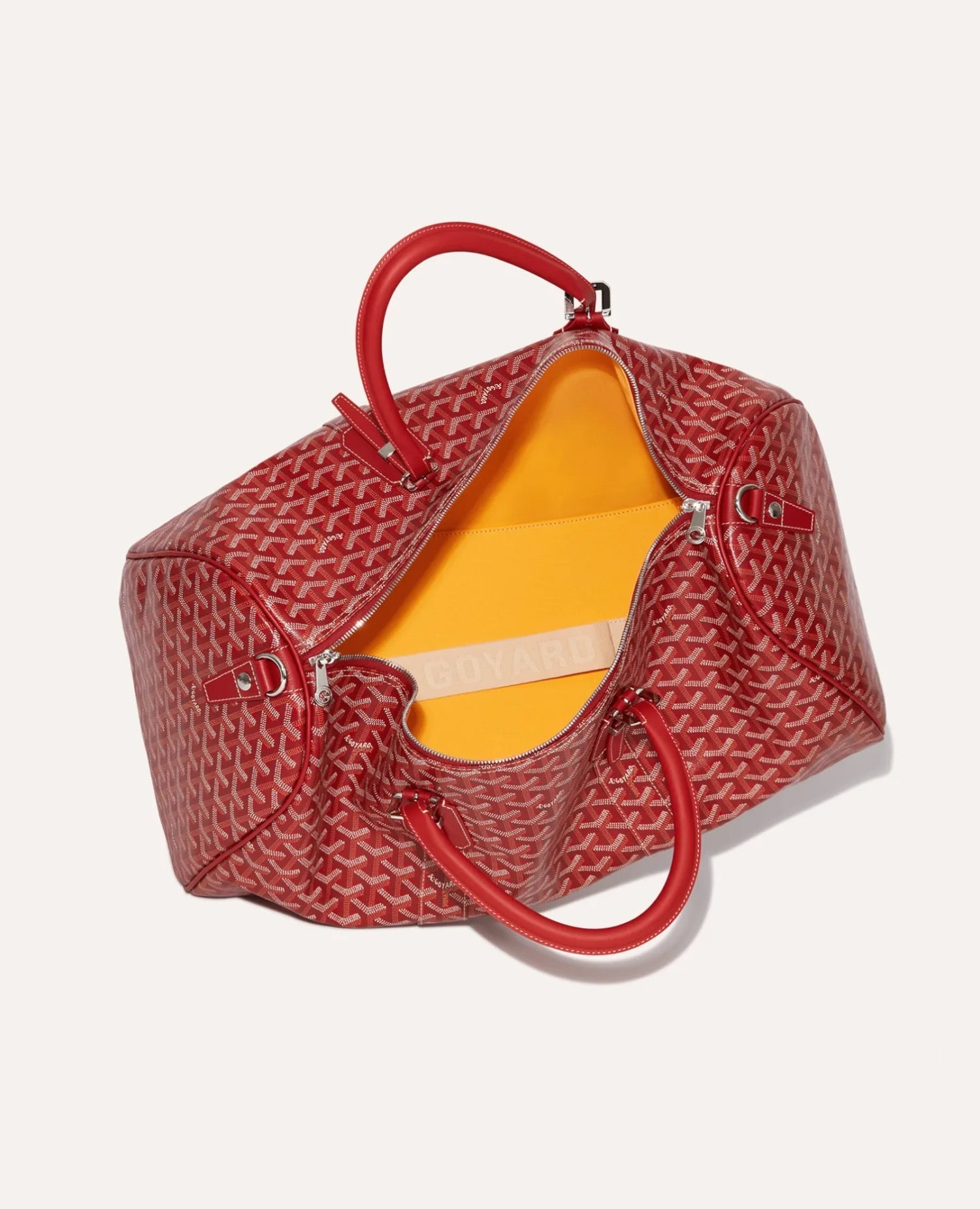 Goyard Boston 45 Bag Red