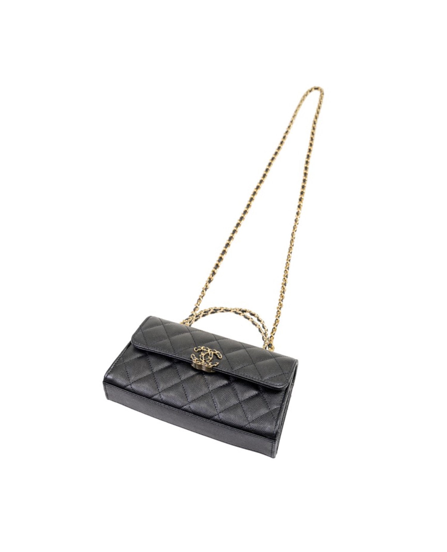 Coco Grain Embossed Cow Leather Flap Bag