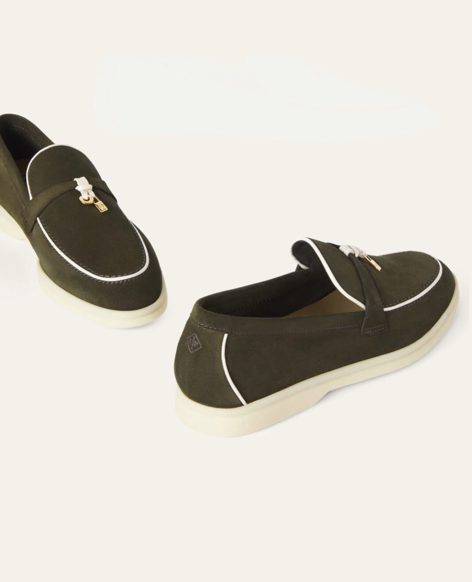 Loro Piana Summer Charms Walk Loafers Sicilian Capers