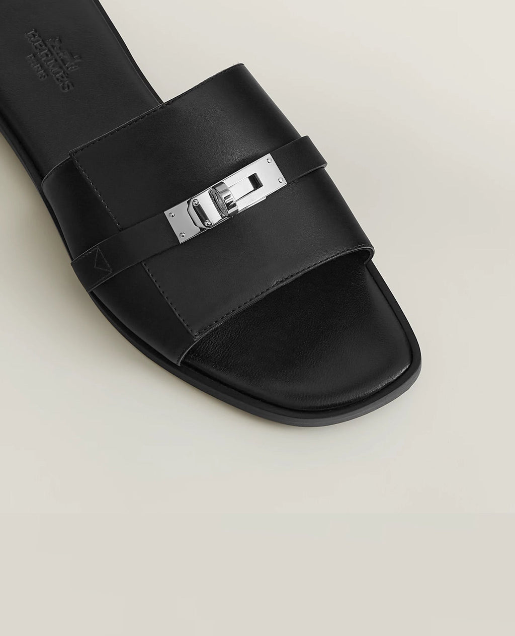 Hermès Giulia sandal Noir
