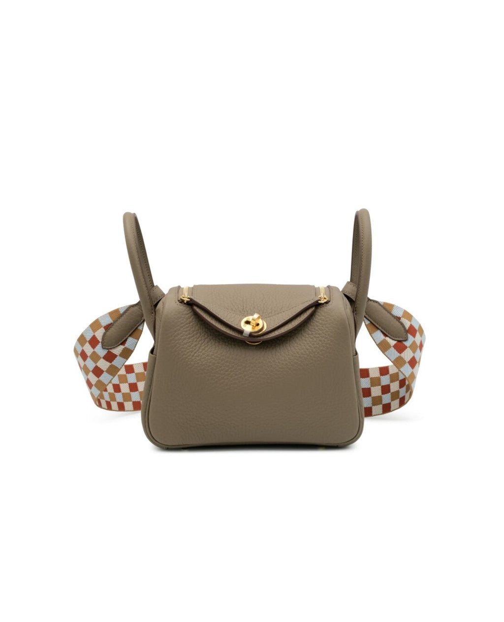 Hermès Lindy Mini Bag Etoupe Clemence