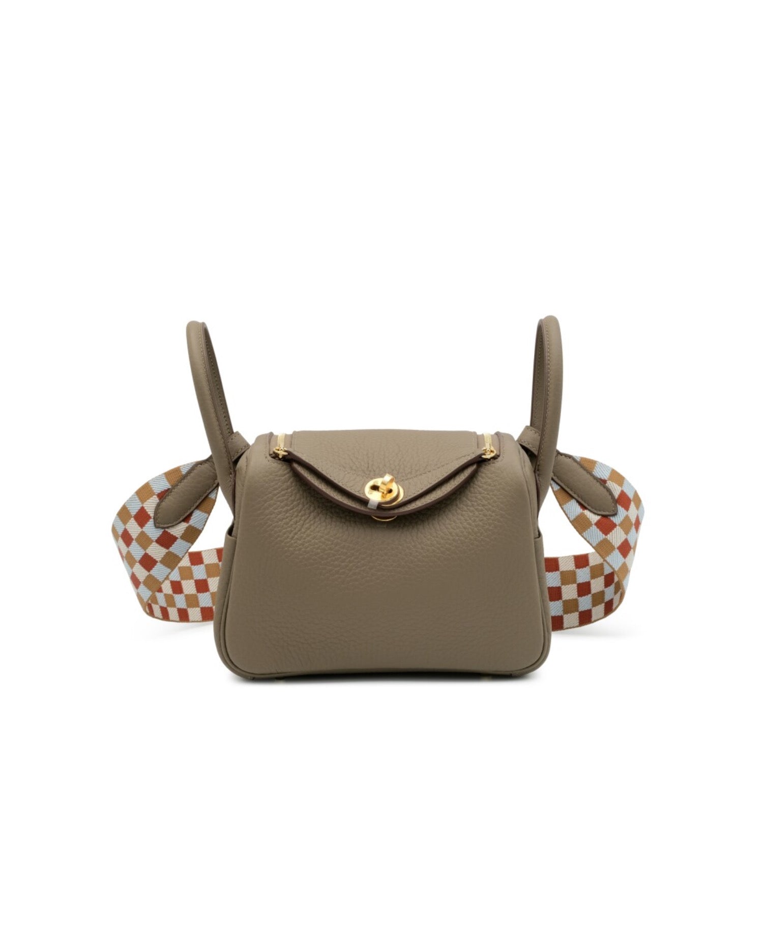 Hermès Lindy Mini Bag Etoupe Clemence