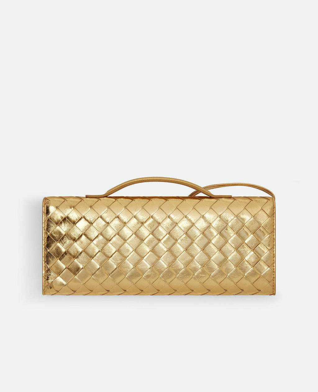Bottega Veneta Andiamo Clutch Gold