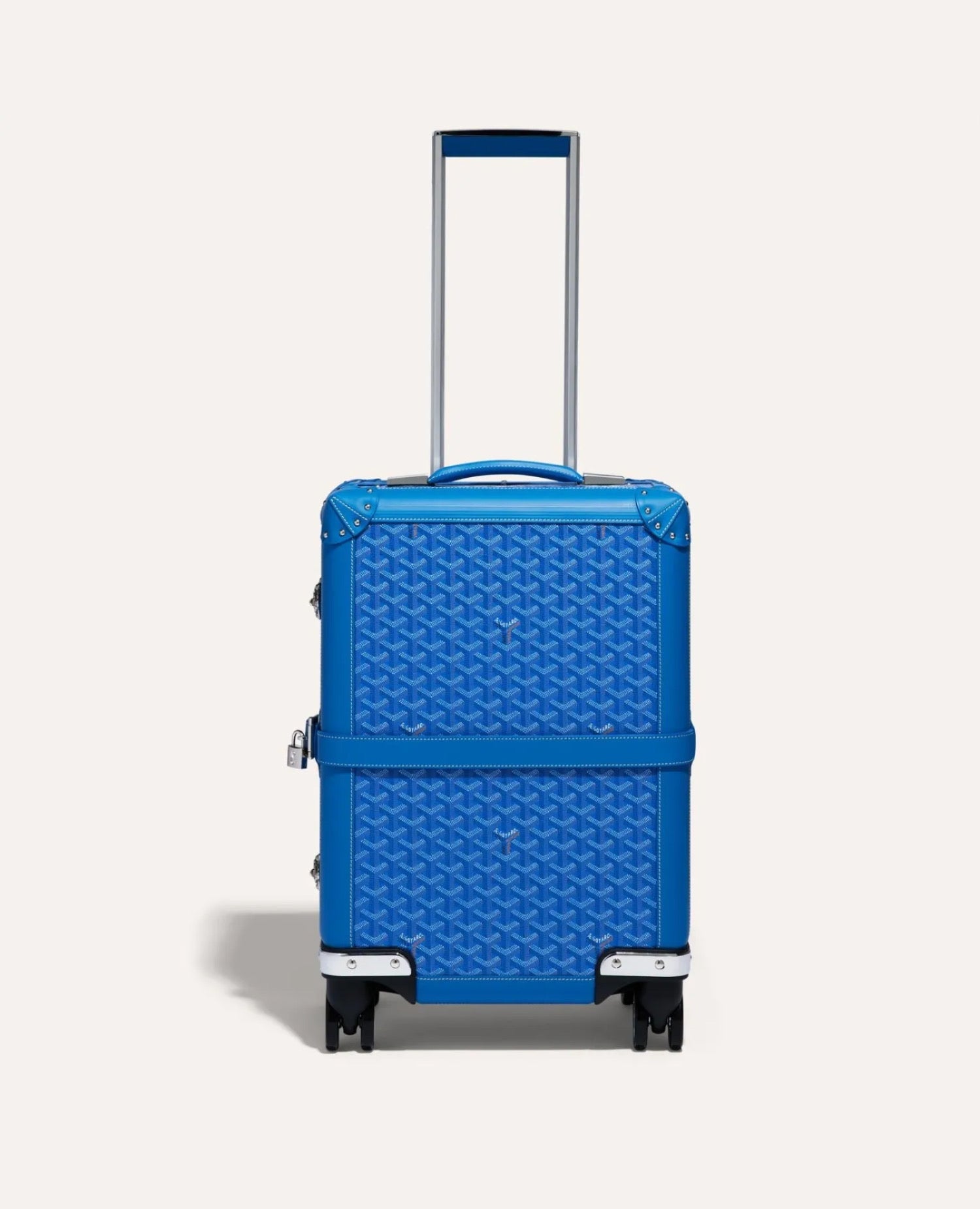 Goyard Bourget PM Trolley Case Sky Blue