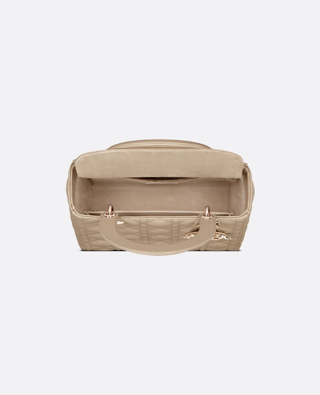 Christian Dior Medium Lady Dior Bag Sand-Colored