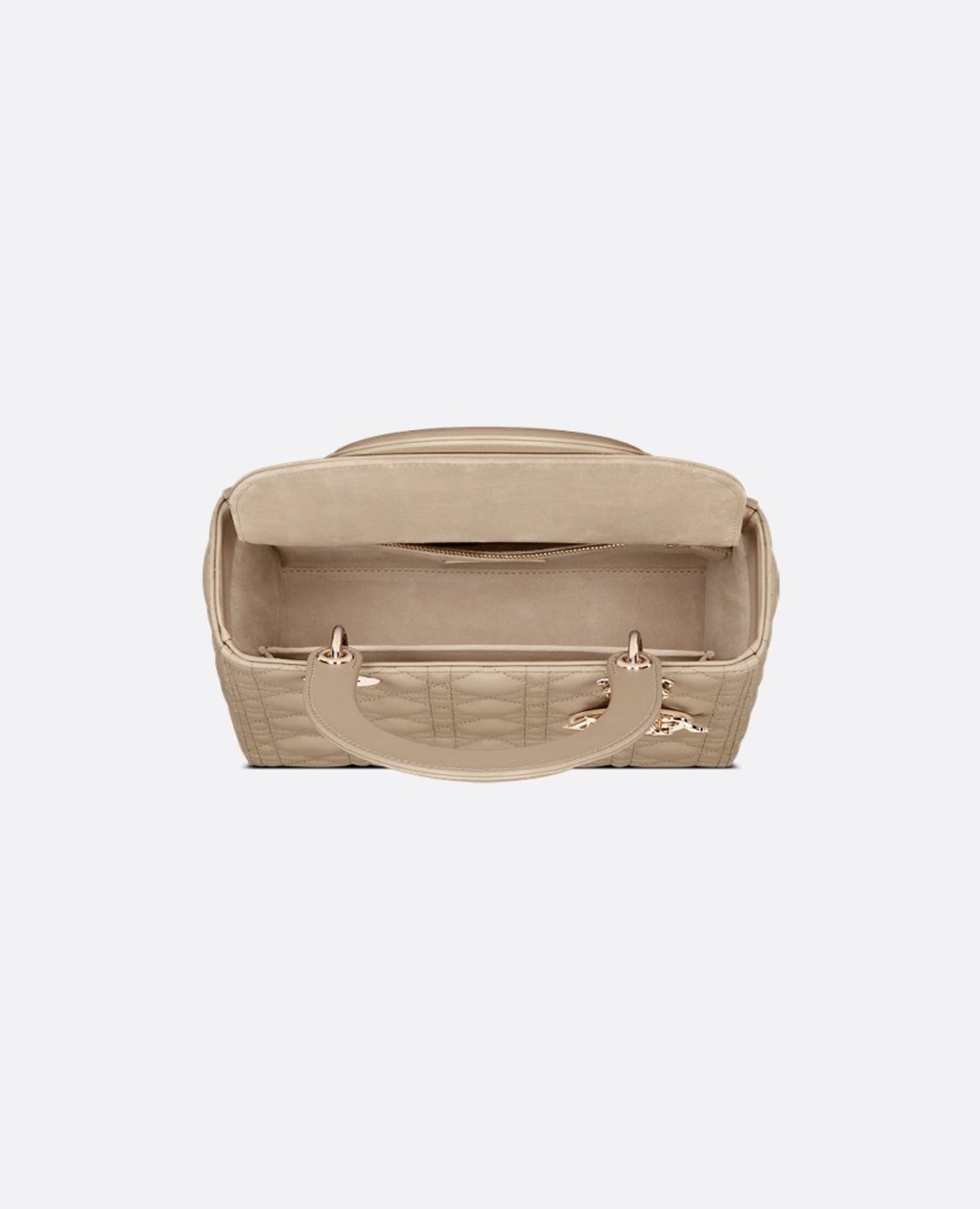 Christian Dior Medium Lady Dior Bag Sand-Colored