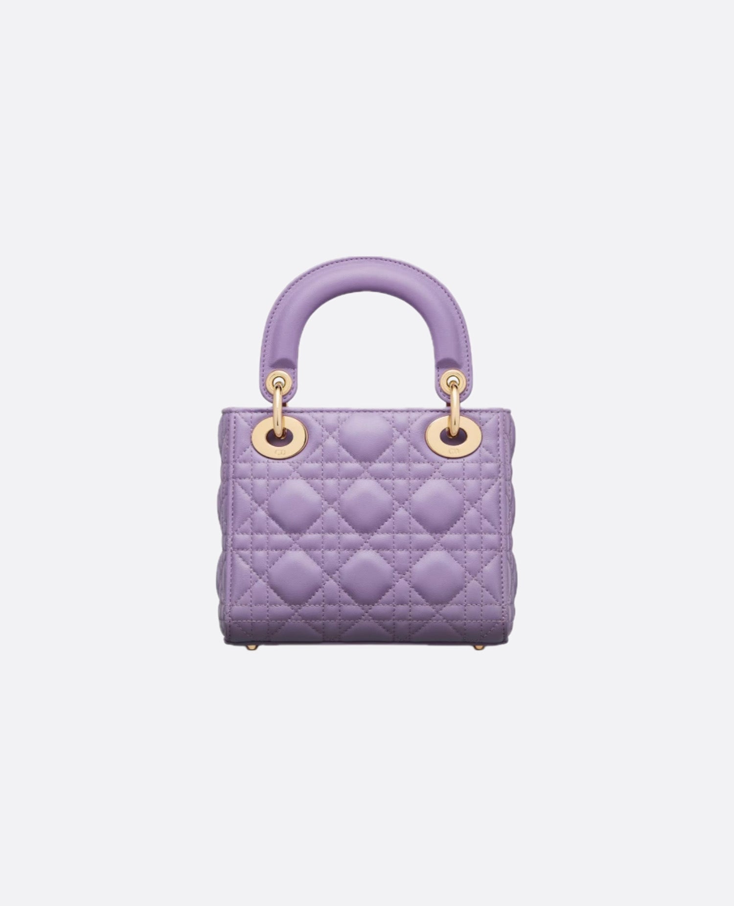 Christian Dior Mini Lady Dior Bag Cannage Lilac
