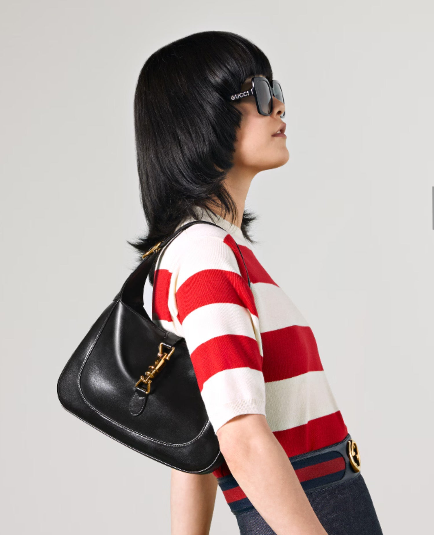 Gucci Jackie 1961 Small Shoulder Bag Black