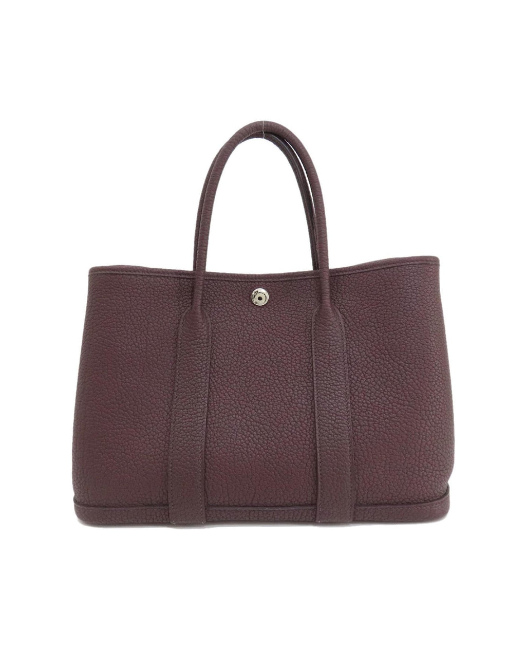 Hermès Garden Party 30 Rouge Sellier Dark Red Brown