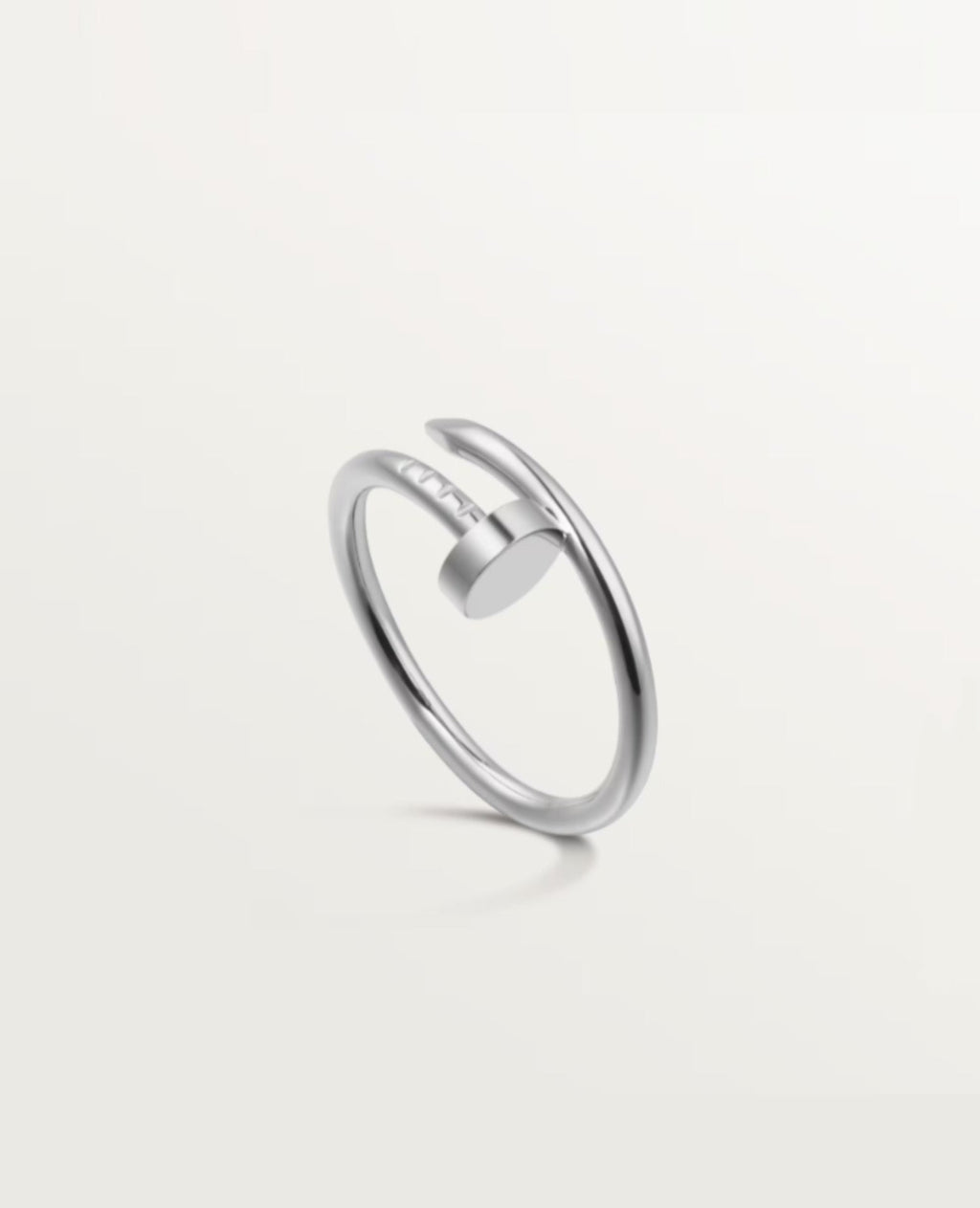 Cartier Just Un Clou Ring, Small Model, Silver