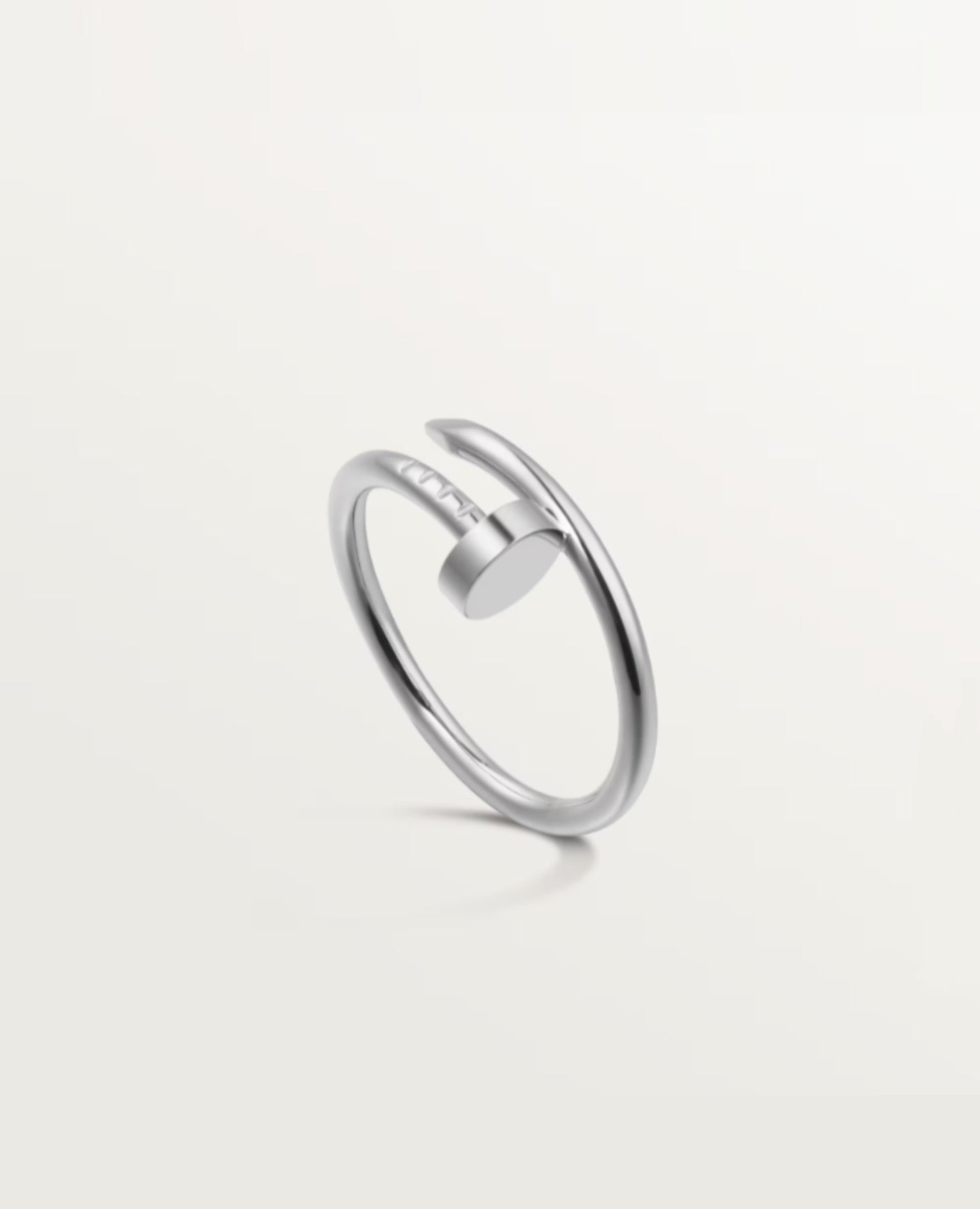 Cartier Just Un Clou Ring, Small Model, Silver