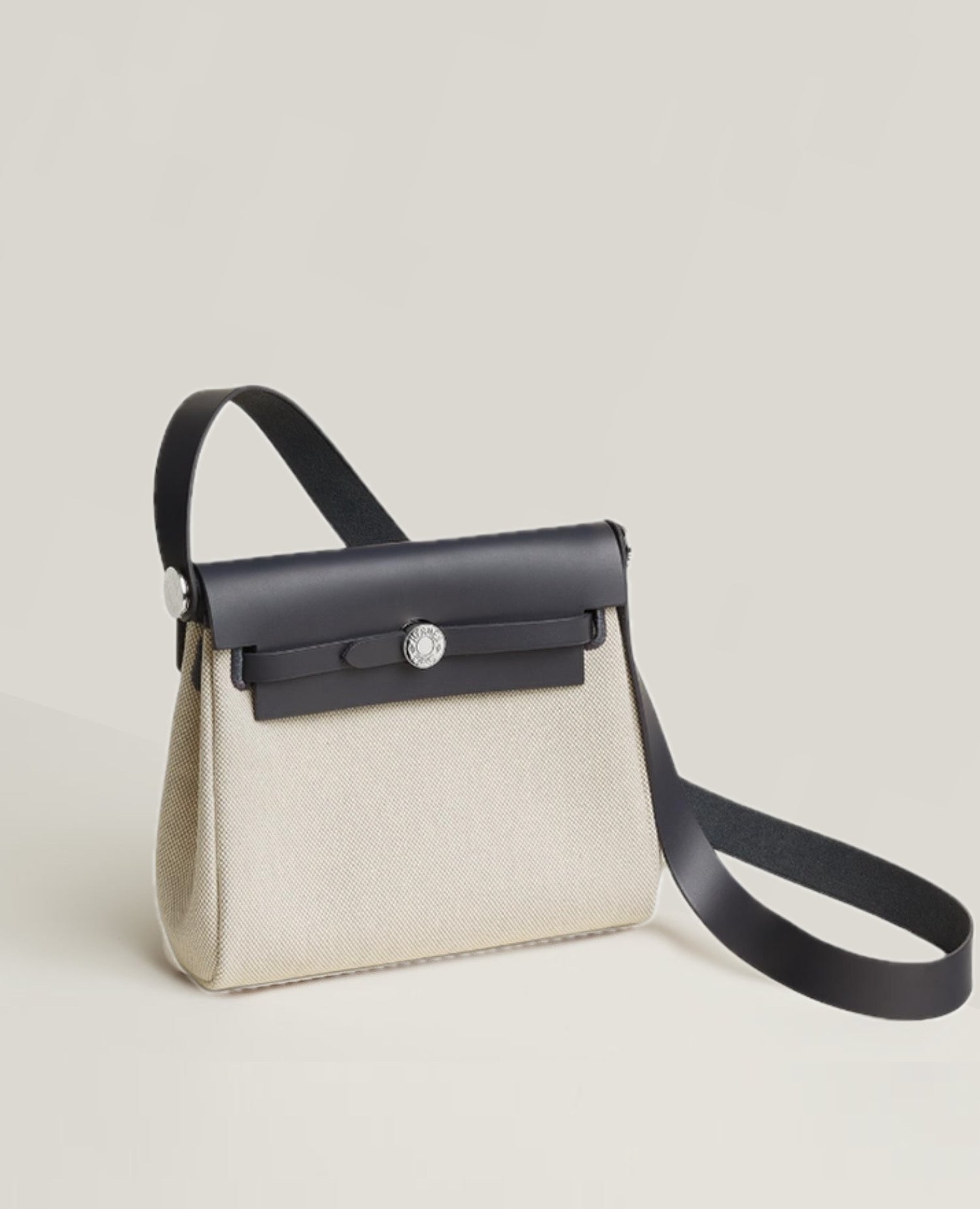 Hermès Herbag Zip 20 Ecru/Ardoise