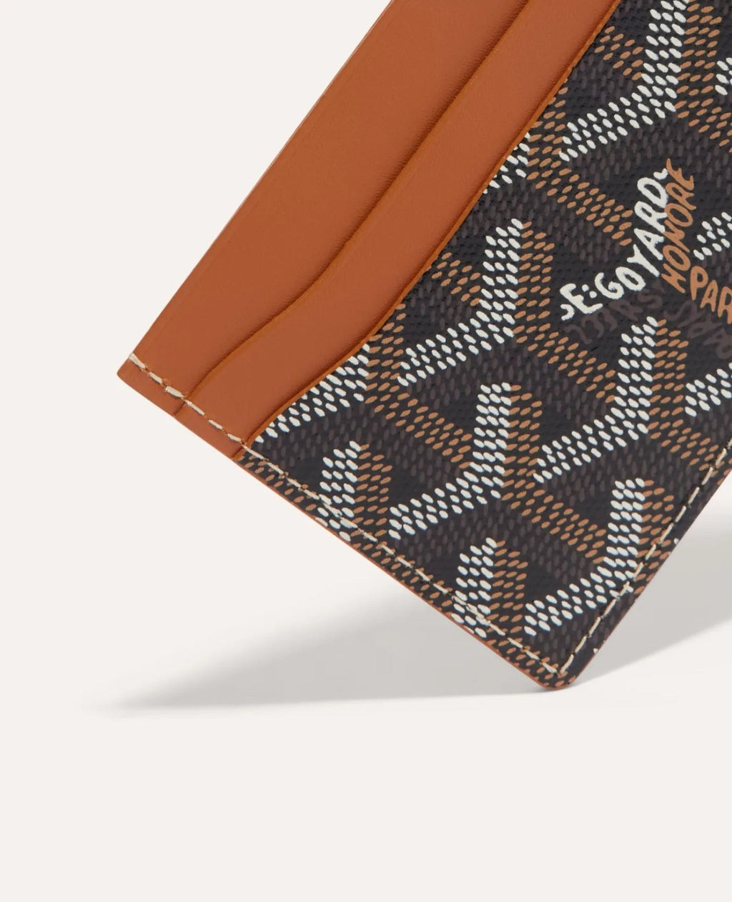 Goyard Saint-Sulpice Card Wallet Brown