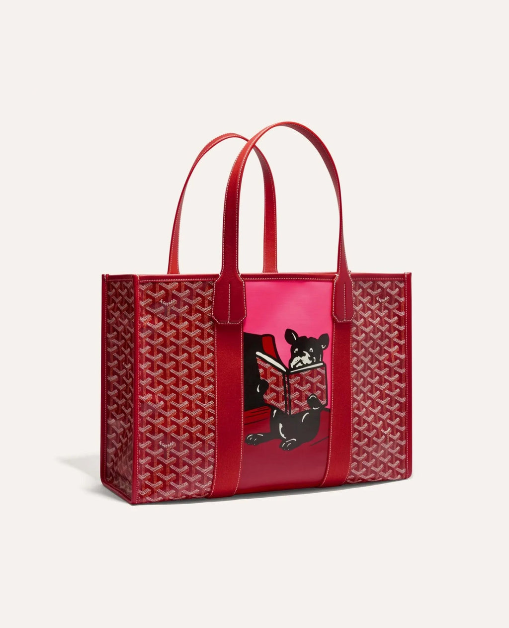 Goyard Villette Tote Bag Red