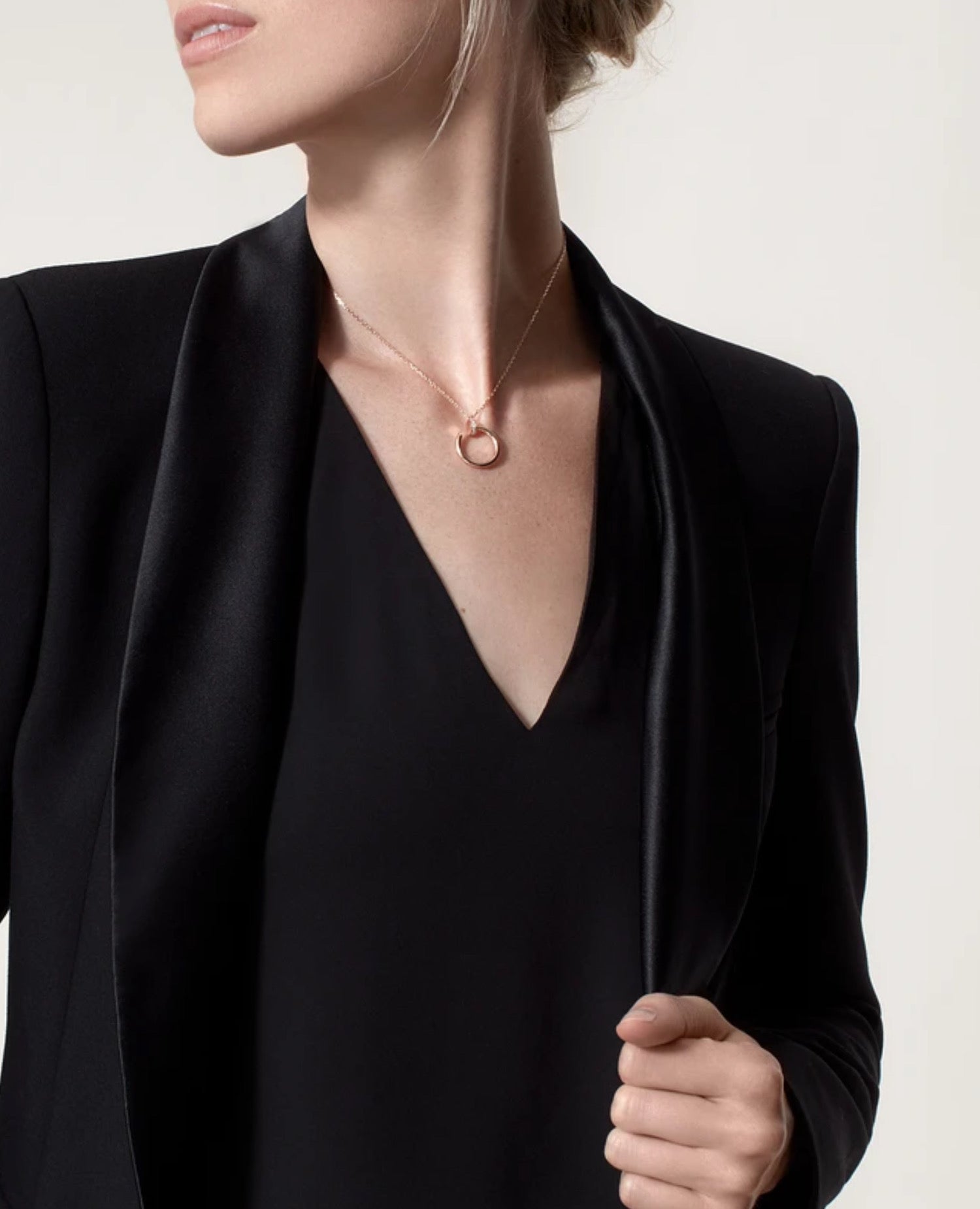 Cartier Just Un Clou Necklace, Rose Gold