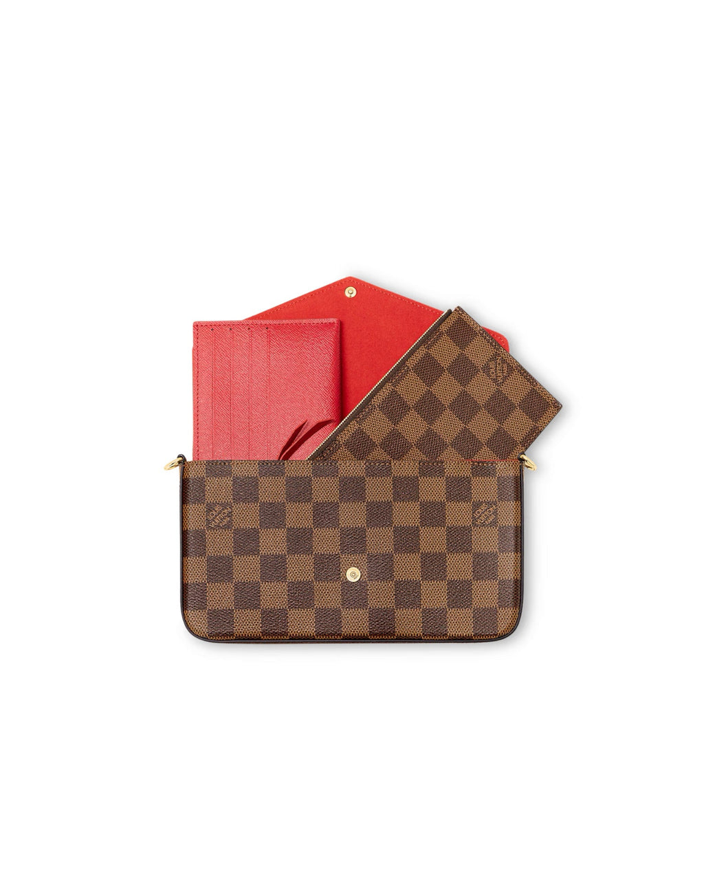Louis Vuitton Félicie Pochette Brown Damier Ebene