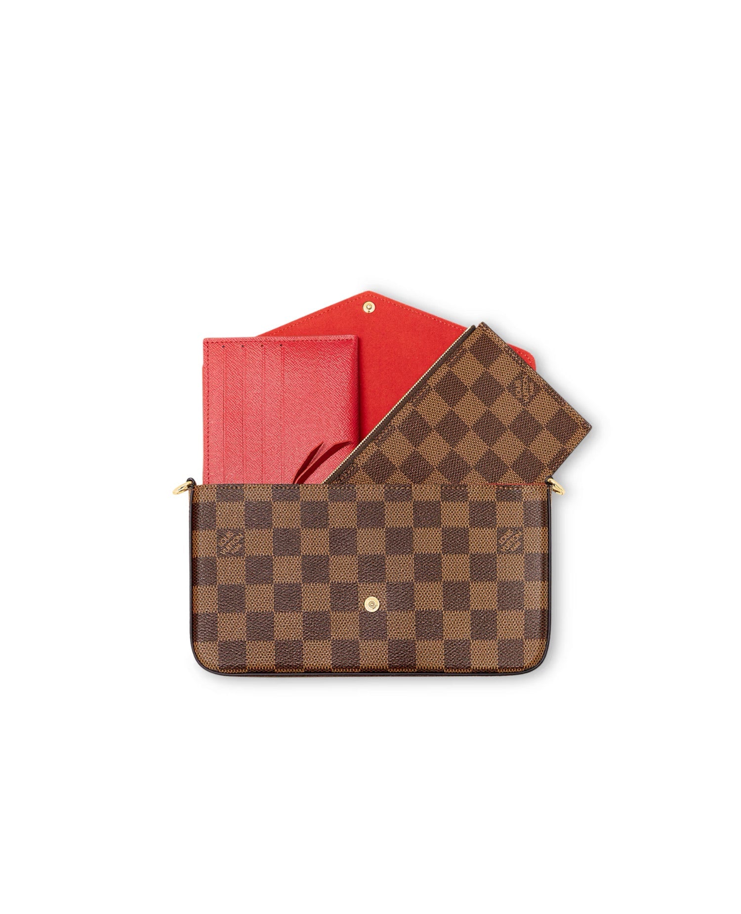 Louis Vuitton Félicie Pochette Brown Damier Ebene