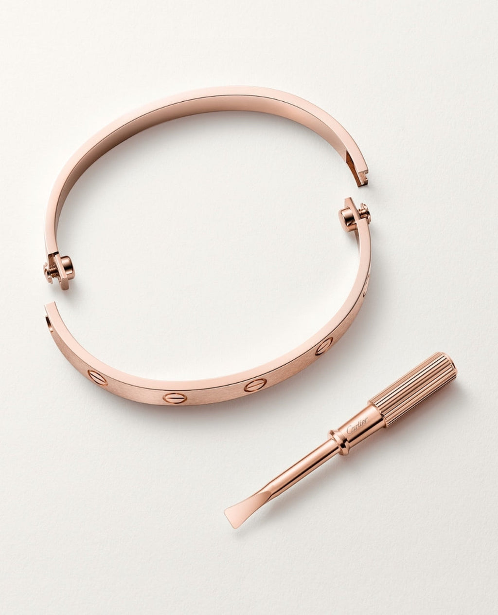 Cartier Love Bracelet, Classic Model, Brushed, Rose Gold