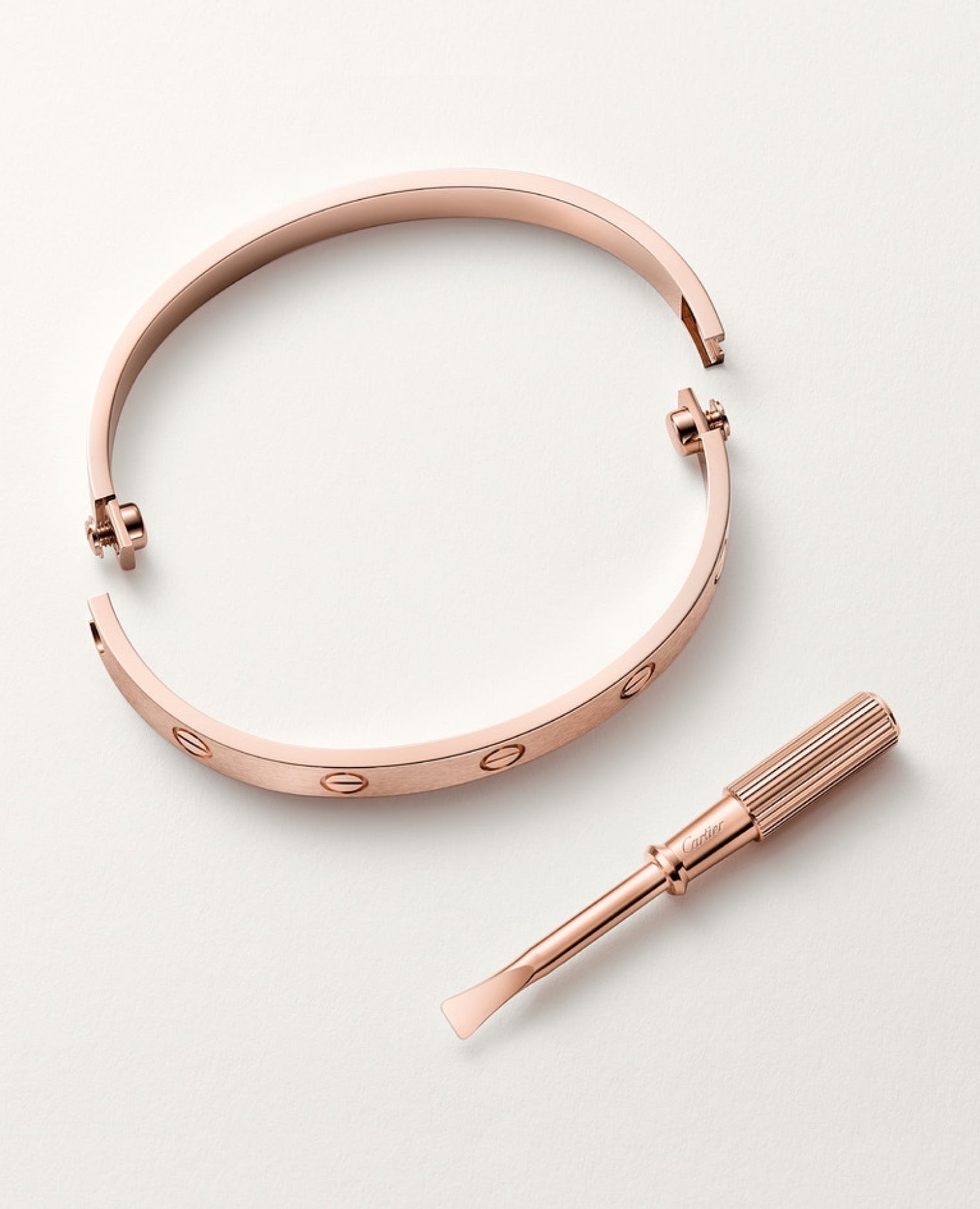 Cartier Love Bracelet, Classic Model, Brushed, Rose Gold