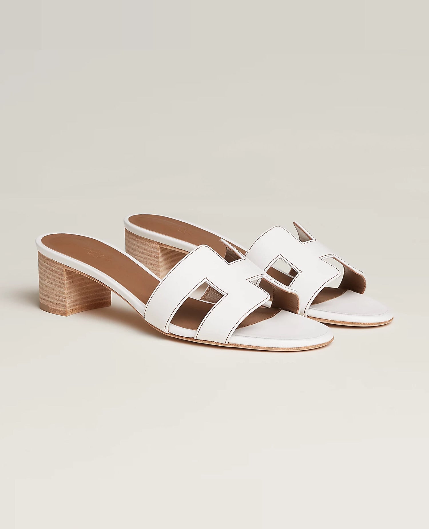 Hermès Oasis Sandal Blanc