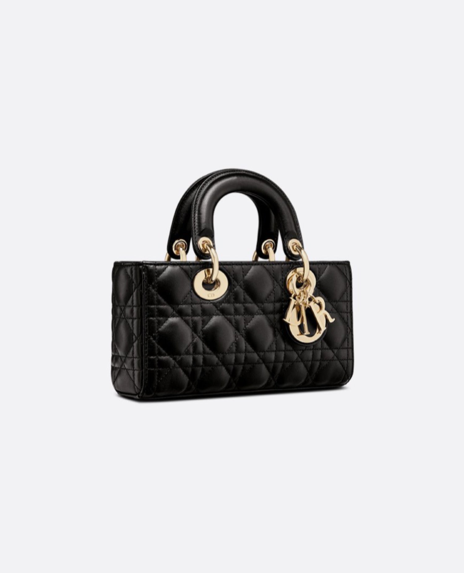 Christian Dior Small Lady D-Joy Bag Black Cannage Lambskin
