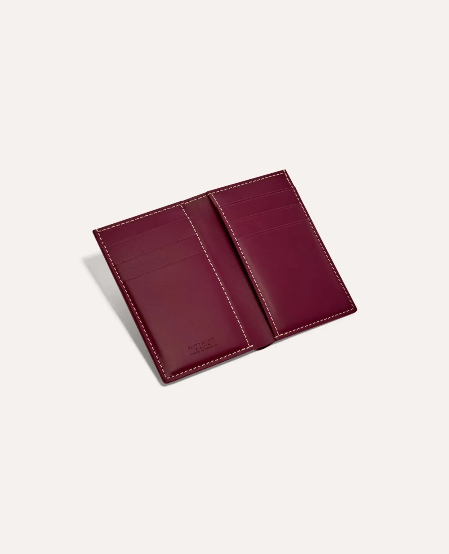 Goyard Saint-Pierre Card Wallet Burgundy