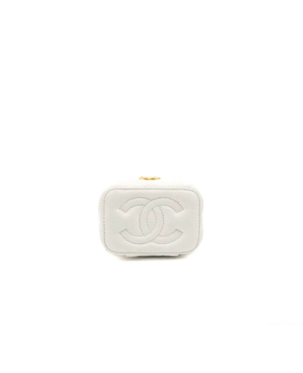 Coco Mini Vanity Bag White