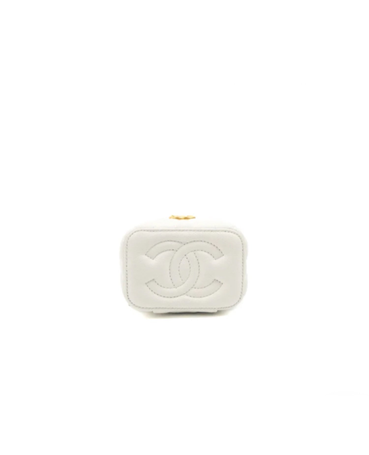 Coco Mini Vanity Bag White