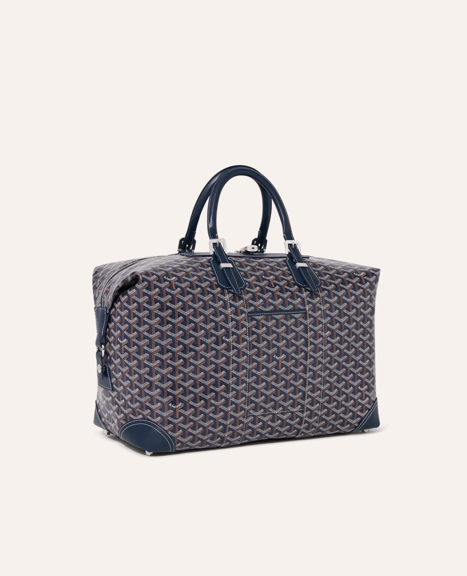 Goyard Bowling 45 Bag Navy Blue