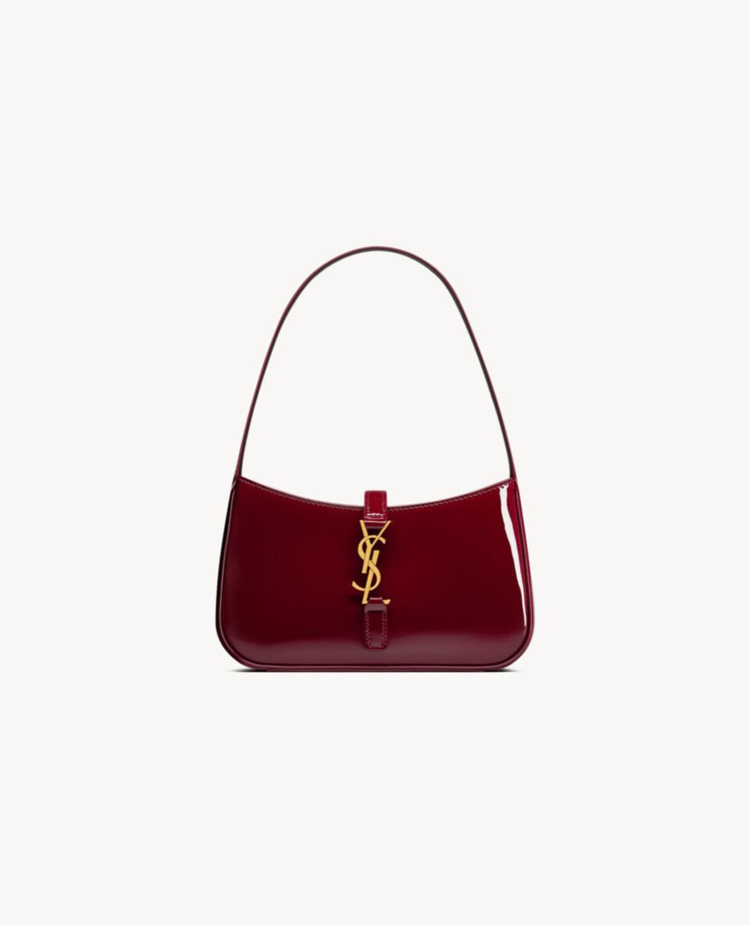 Saint Laurent Mini LE 5 À 7 In Patent Leather