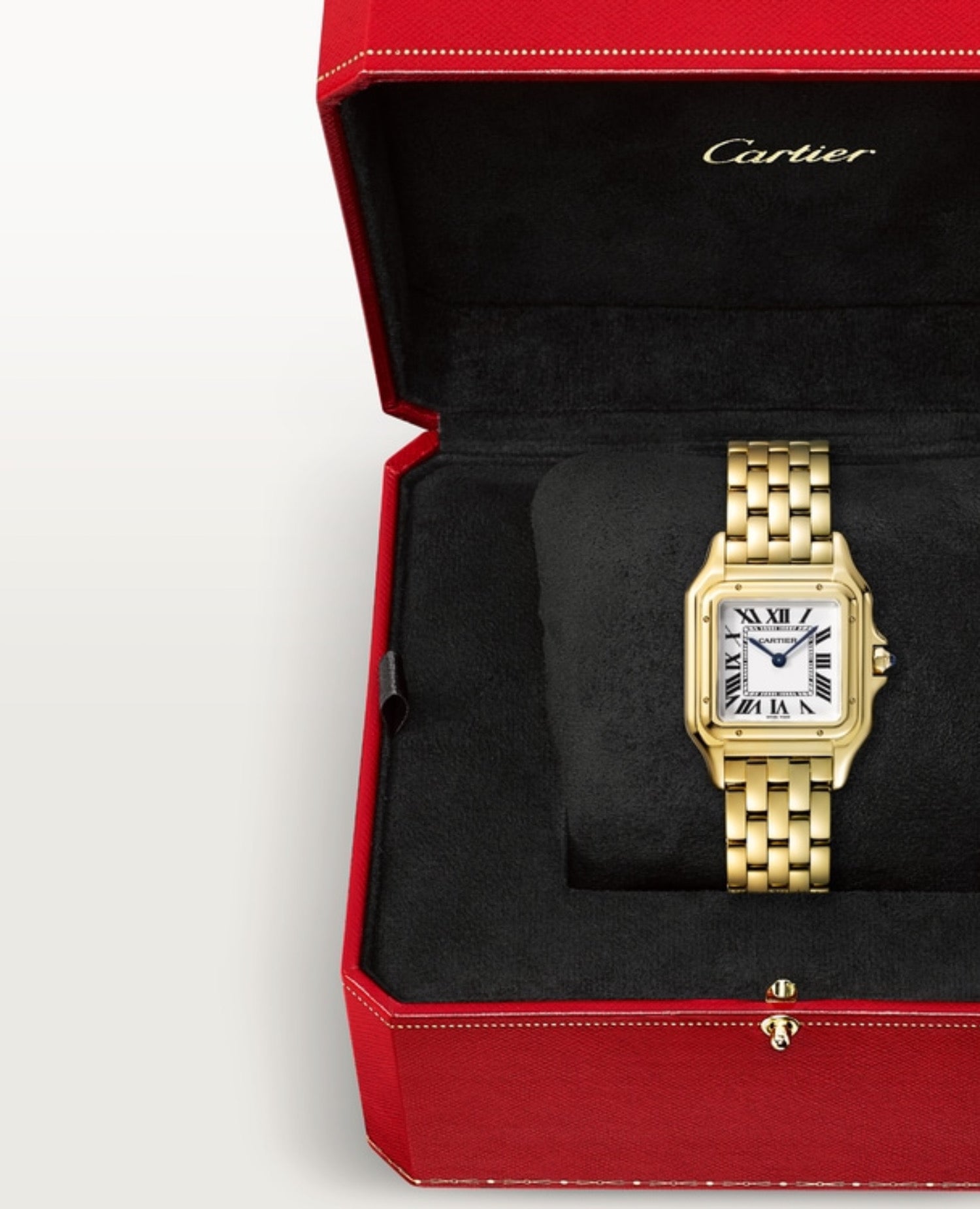 Panthèrs DE Cartier Watch, Medium Model, Full Yellow Gold