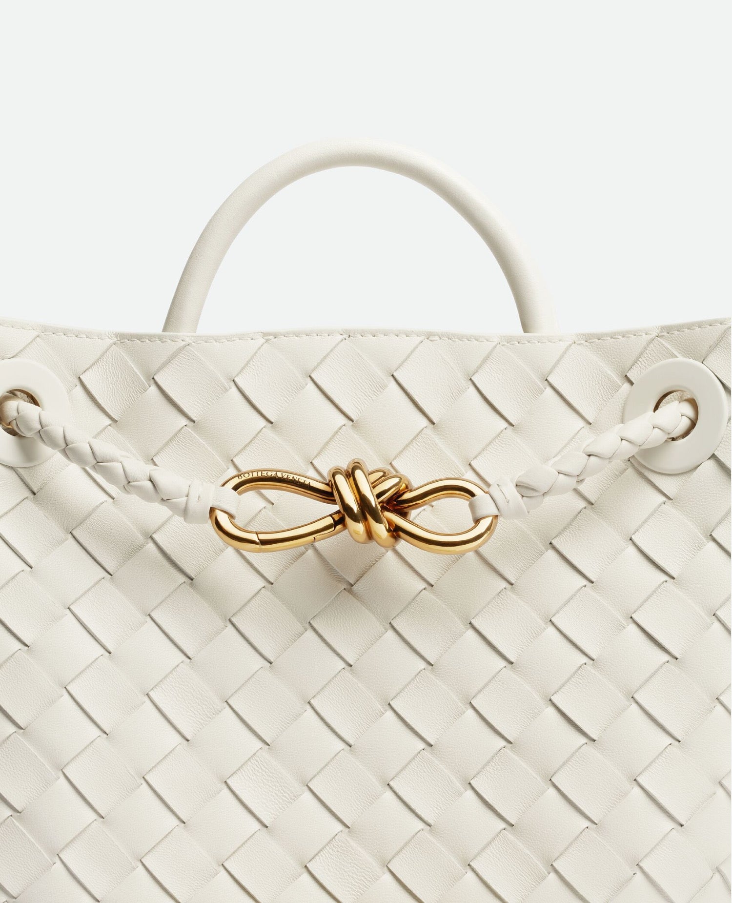 Bottega Veneta Small Andiamo Sea salt