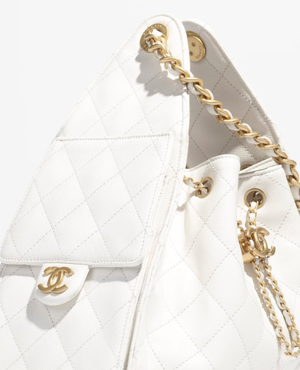 Coco 25 Small Handbag White