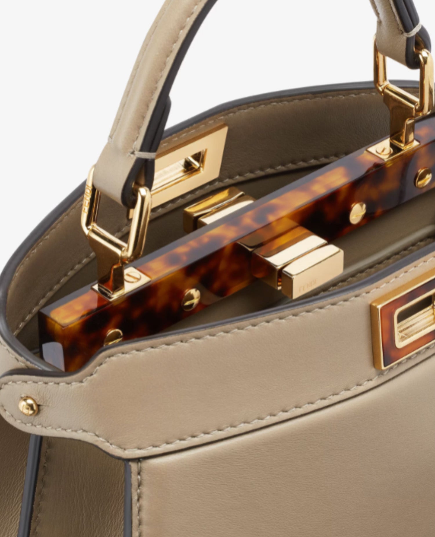 Fendi Peekaboo ISeeU Petite Light Grey