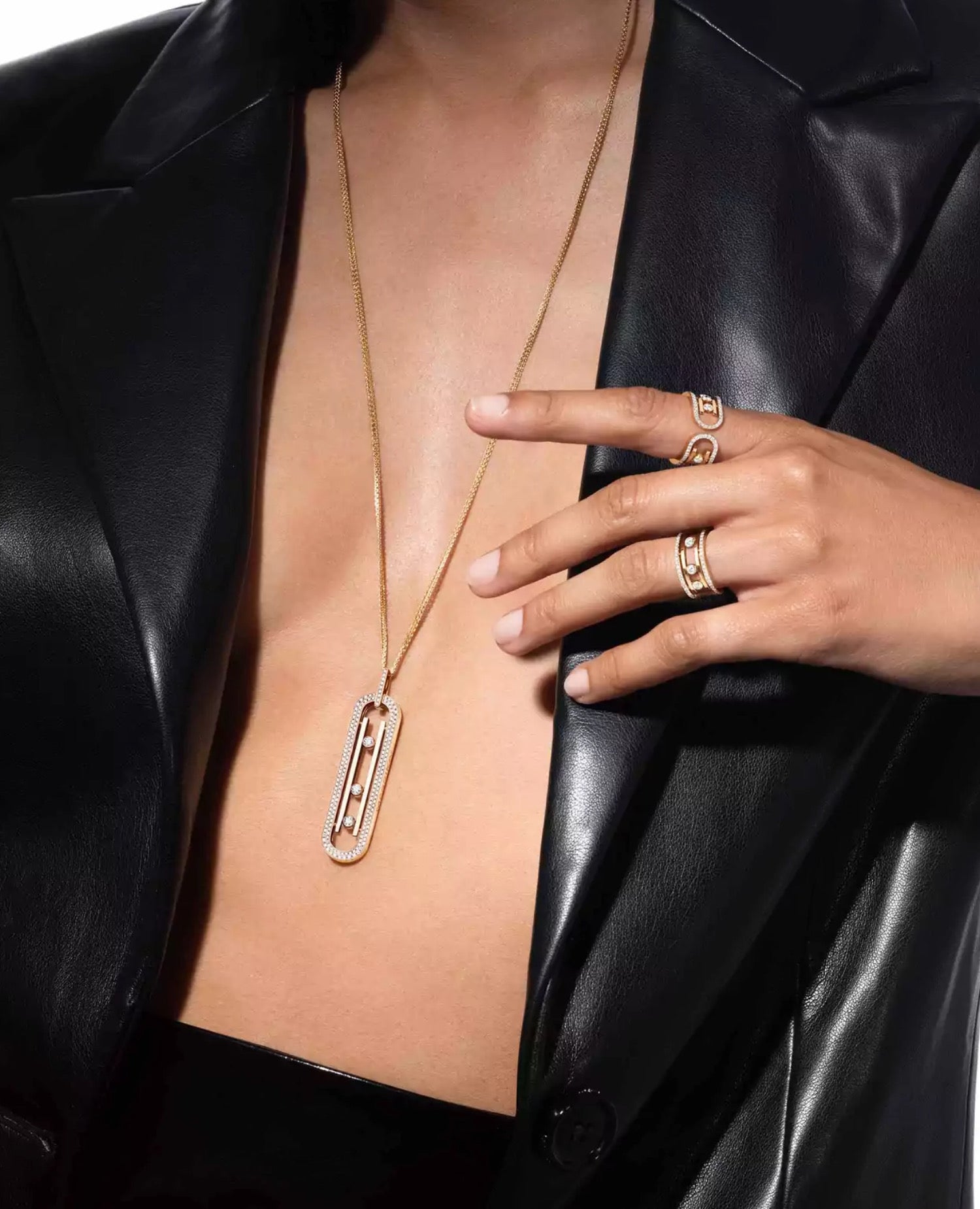 Messika Move 10TH Ring Yellow Gold