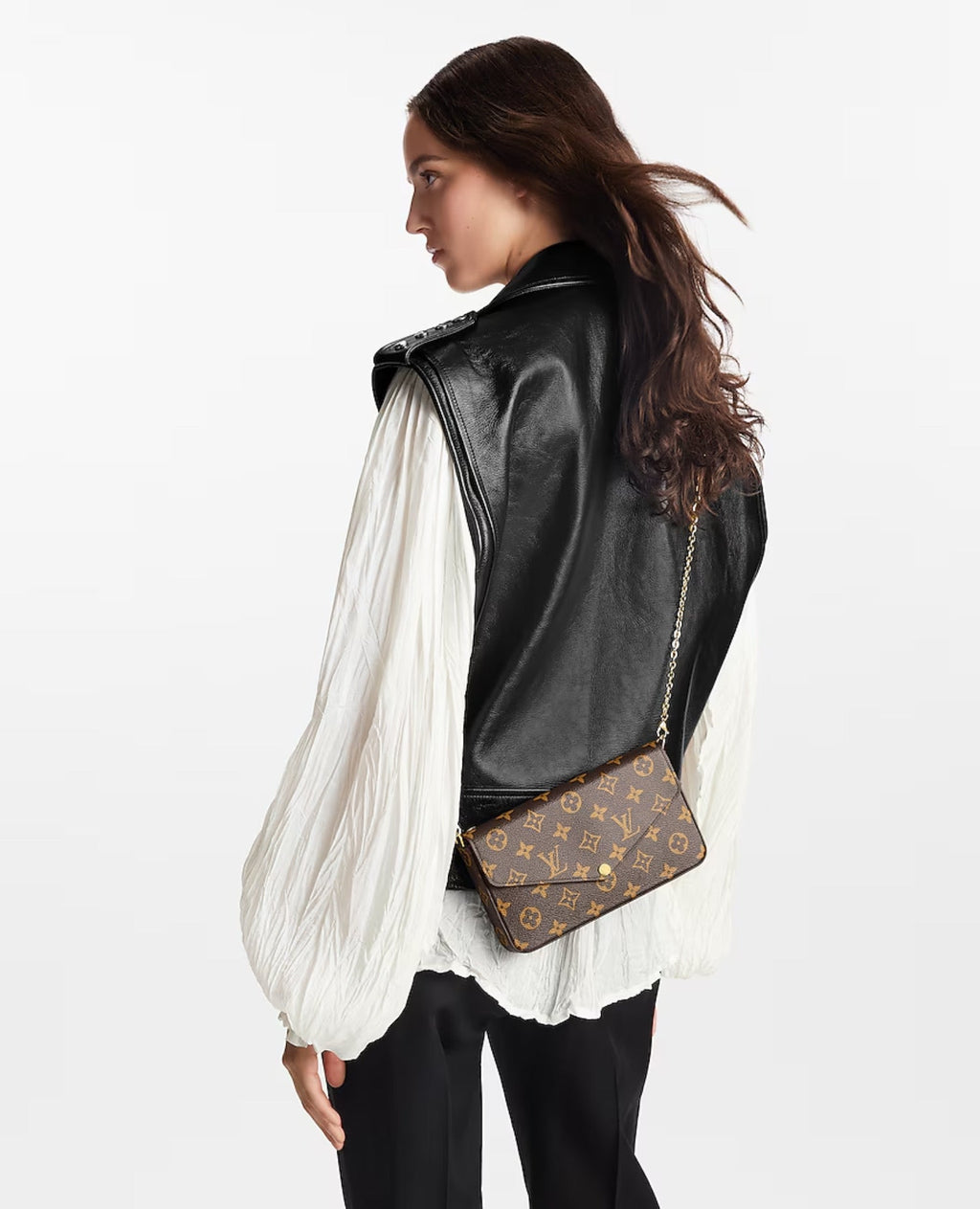 Louis Vuitton Félicie Pochette Monogram Coated Canvas