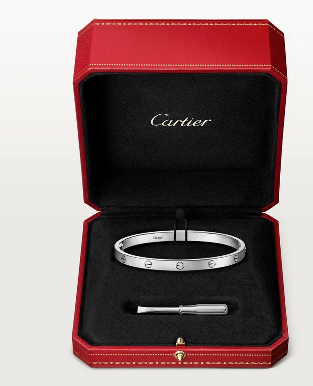 Cartier Love Bracelet, Medium Model, Silver
