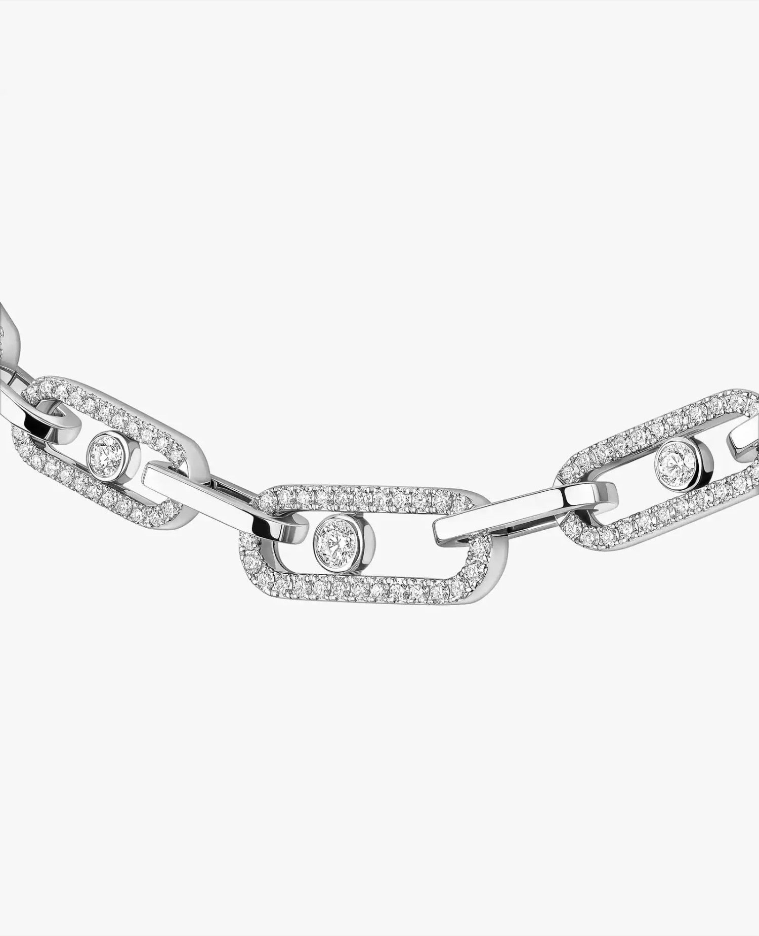 Messika Move Link Pavé Necklace